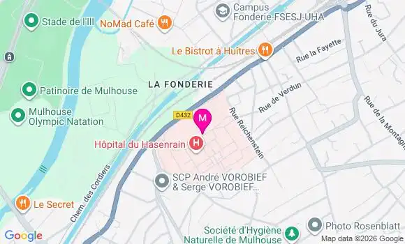 Localisation Dr Philippe Henon