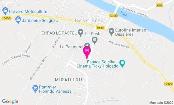 Localisation Dr Gerard Cibray