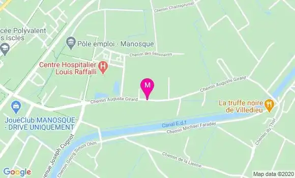 Localisation Dr Chrystelle Turriere