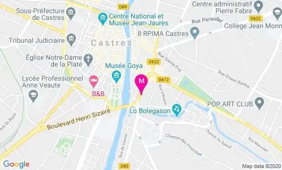 Localisation Dr Jean Paul Fabre