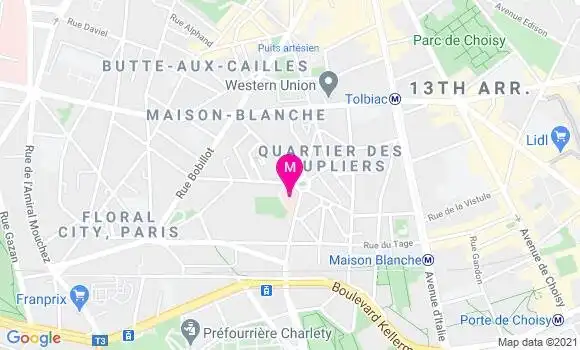 Localisation Dr Naima Hammou