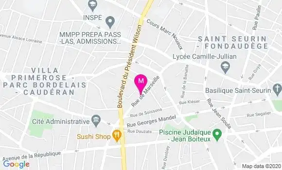Localisation Dr Isabelle Juliard