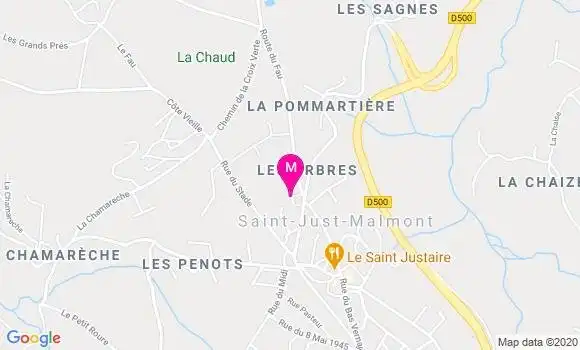 Localisation Dr Olivier Durieux