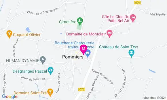 Localisation Dr Anne Claire Pikus Boissonnat