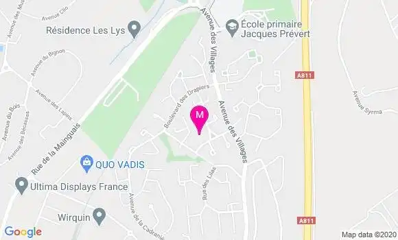 Localisation Dr Anne Flevaud