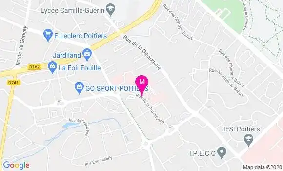 Localisation Dr Fabien Poitout