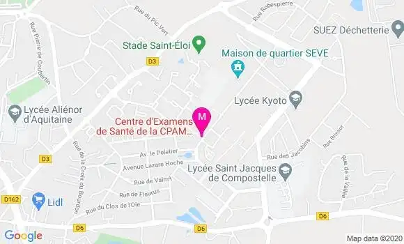 Localisation Dr Caroline Tournoux Facon