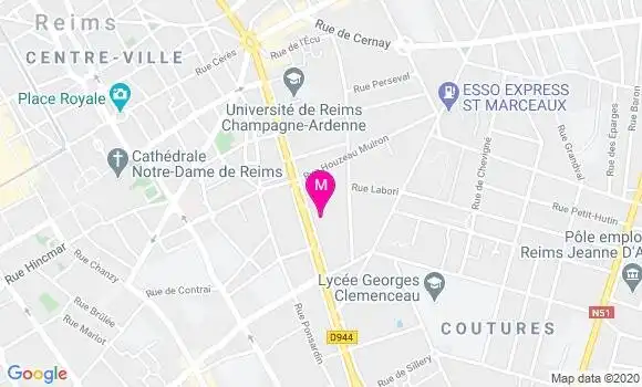 Localisation Dr Juliette Jacques