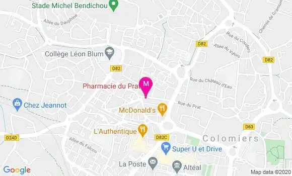 Localisation Dr Xavier Trevoux