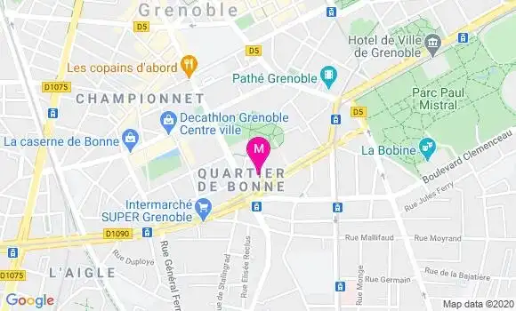 Localisation Dr Eric Gilabert