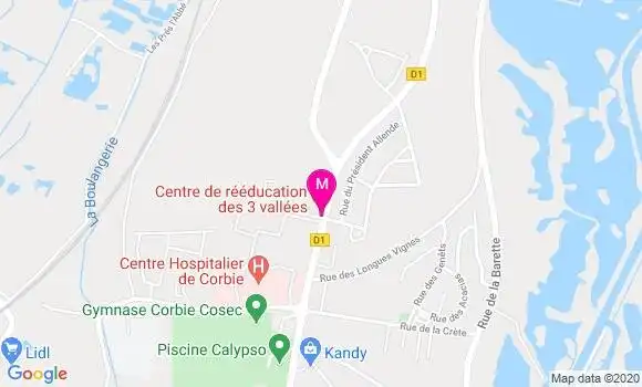 Localisation Dr Marina Caquant Elkoun