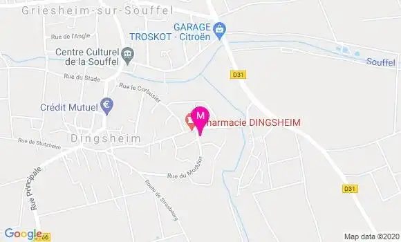 Localisation Dr Florence Hoogstoel