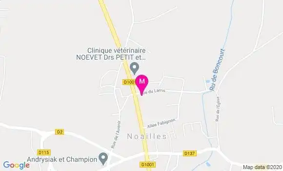 Localisation Dr Claudine Kubach Duval