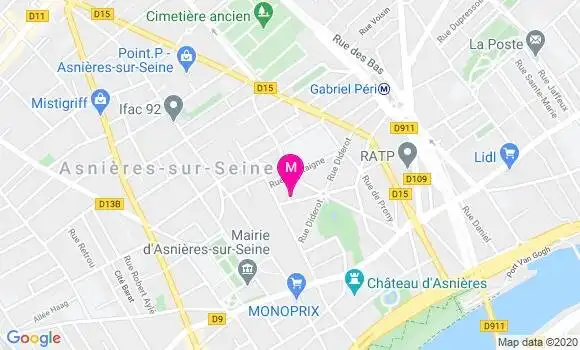 Localisation Dr Geraldine Delcambre