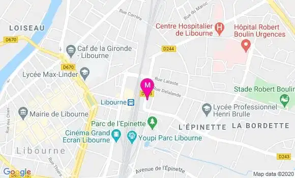 Localisation Dr Laurence Bayle