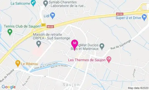 Localisation Dr Frederic Sejourne