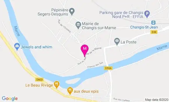 Localisation Dr Nahida Hadj Slimane