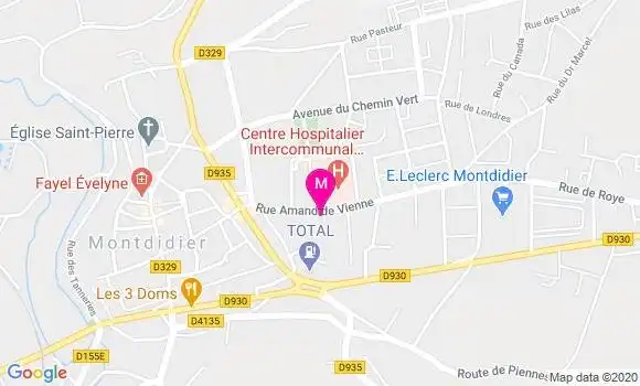 Localisation Dr Vanessa Mille Bertrandie