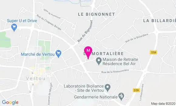 Localisation Dr Veronique Darricau