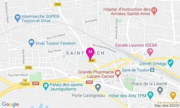 Localisation Dr François Gadea