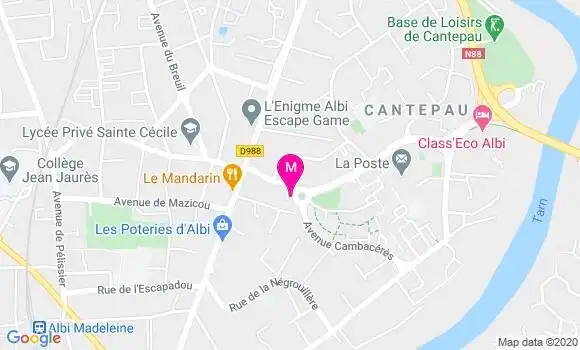 Localisation Dr Julien Calmon