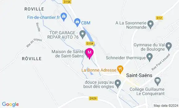 Localisation Dr Marie Laure Thibaut