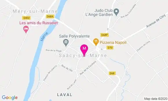 Localisation Dr Jean Yves Fouda