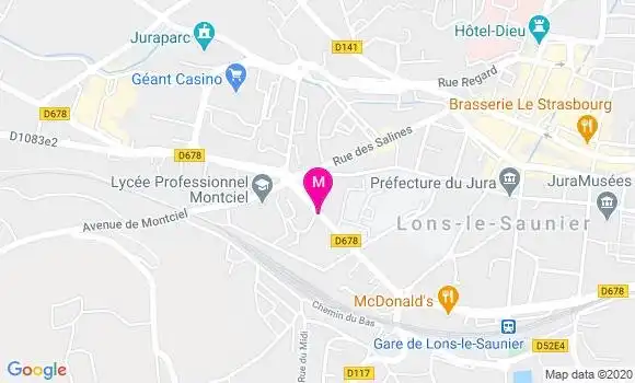 Localisation Dr Jean Paul Buffet