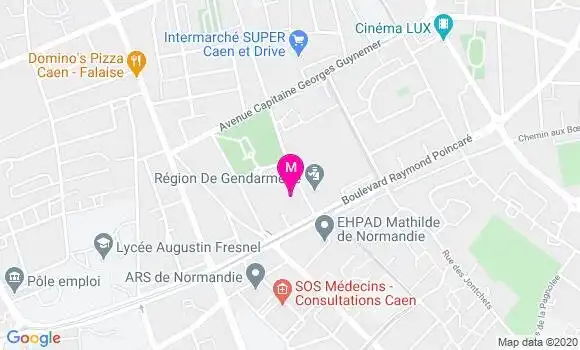 Localisation Dr Marie Caroline Humbert