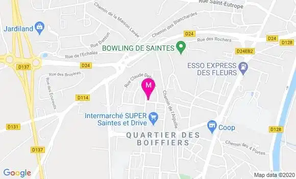 Localisation Dr Julien Moinet