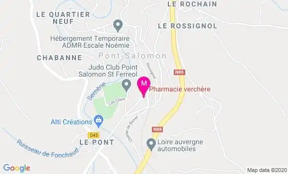Localisation Dr Amandine Delebarre