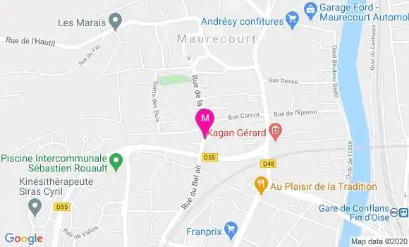Localisation Dr Audrey Denis Dietlin