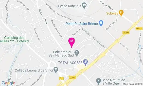 Localisation Dr Solenn Le Villain Jamoteau