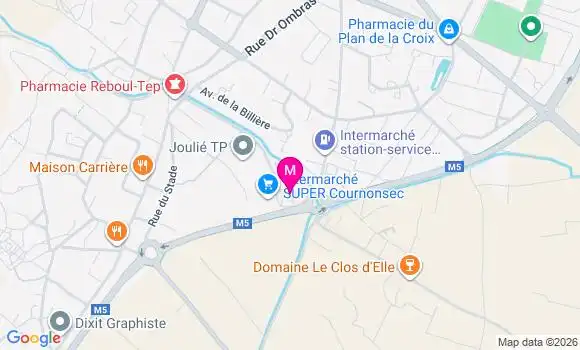 Localisation Dr Marianne Erhet