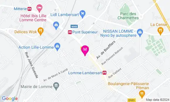 Localisation Dr Charles Denneulin