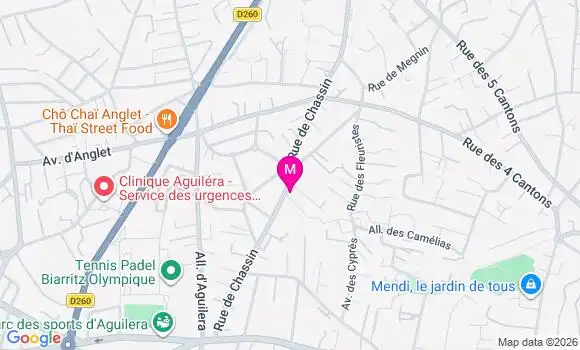 Localisation Dr Emmanuel Aguinaga