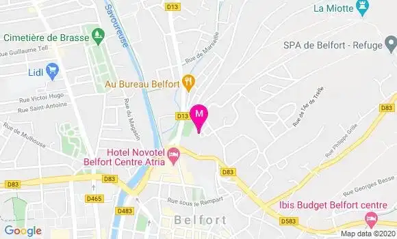 Localisation Dr Isabelle Harat