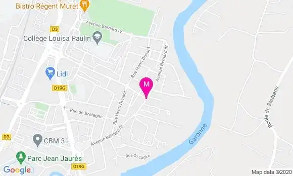 Localisation Dr Florence Loubes Lacroix