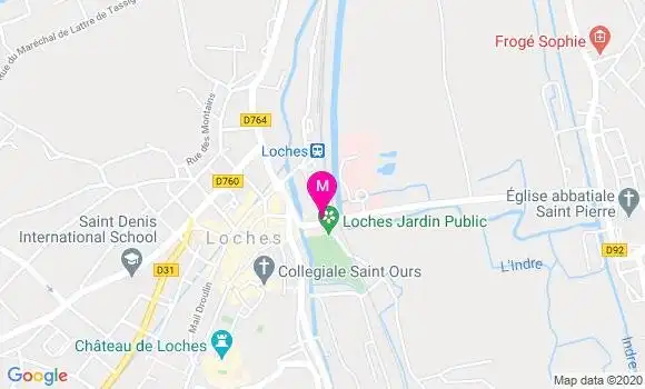 Localisation Dr Vanessa Parsigneau