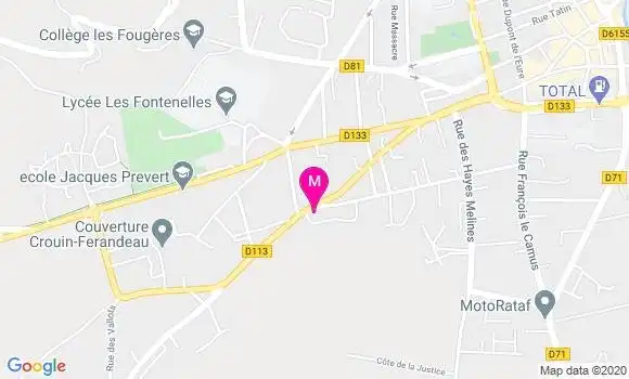 Localisation Dr Bruno Pannetier