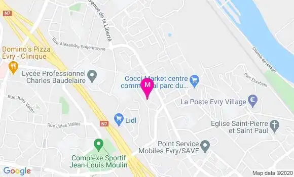 Localisation Dr Isabelle Lesage