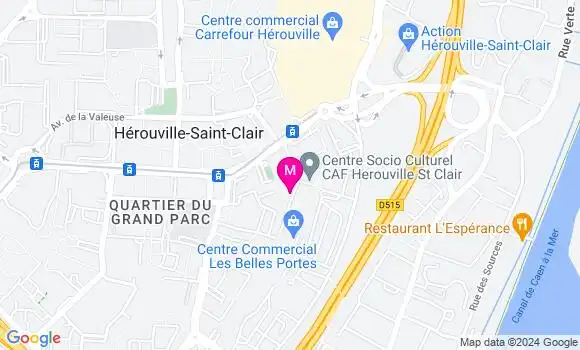 Localisation Dr Caroline Baugas Guezennec