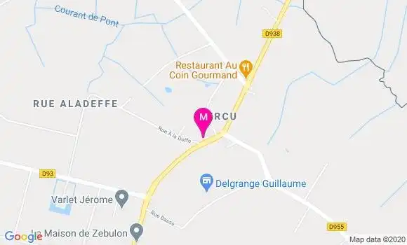Localisation Dr Caroline Hocry