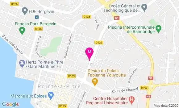 Localisation Dr Jean Bernard Pierre Jean
