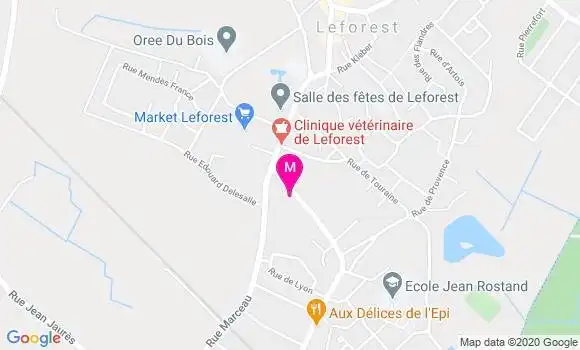 Localisation Dr Pierre Marthon