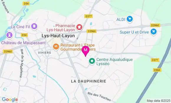 Localisation Dr Lydie Chauvet Tire