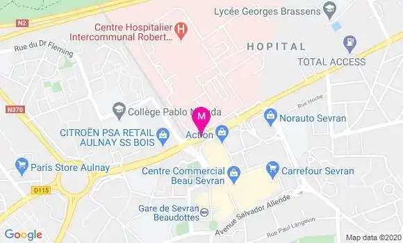 Localisation Dr Gabriela Anton