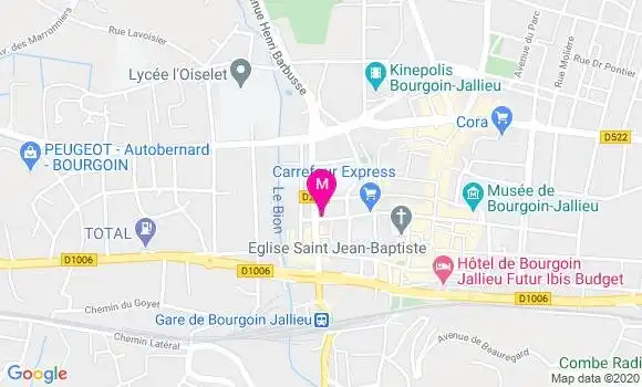Localisation Dr Johanna Canler