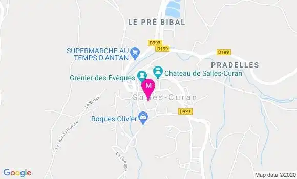 Localisation Dr Alexandre Darcourt Lezat