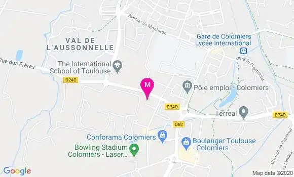 Localisation Dr Sophie Estrade